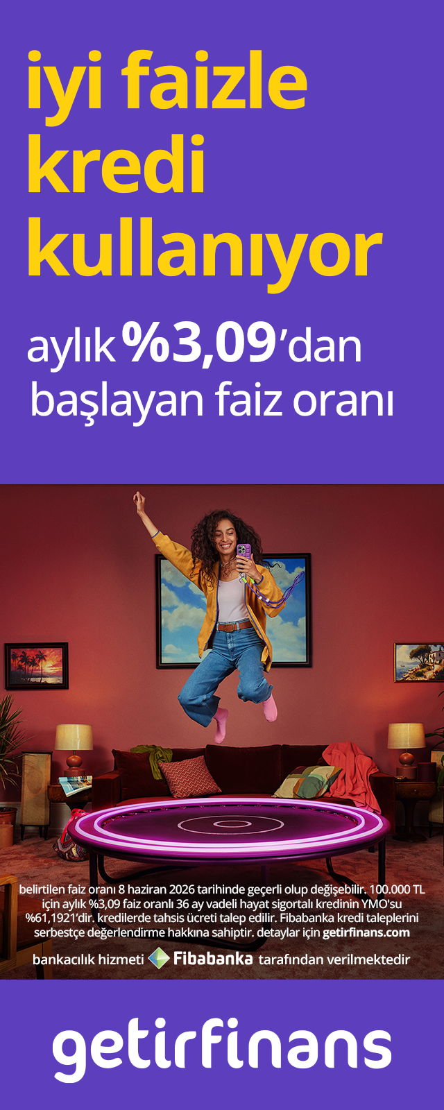 Longform sol dikey reklam bannerı