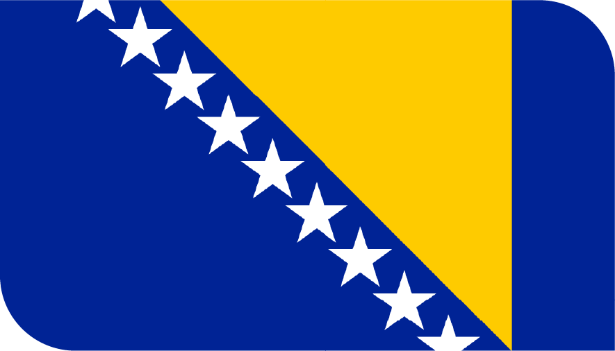 BOSNA-HERSEK bayrağı
