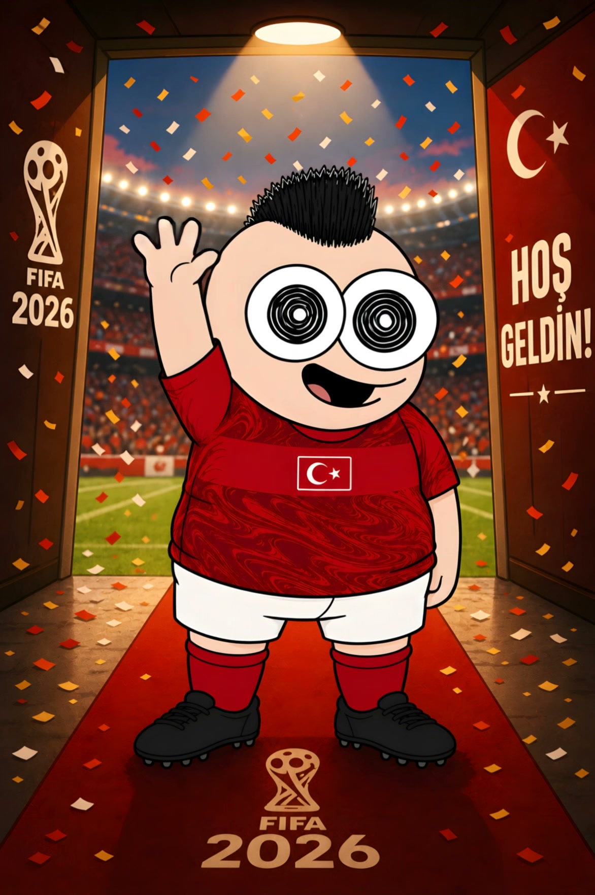 Lokum maskot hoş geldin